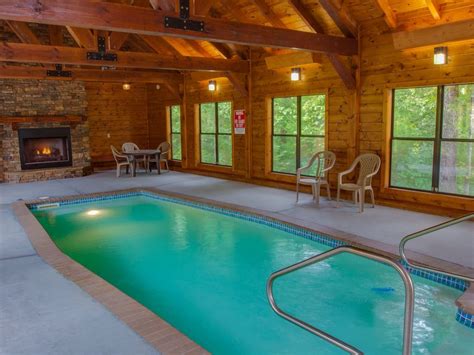 Tennessee Cabin With Indoor Pool Pigeon Forge Indoor Pool Cabins