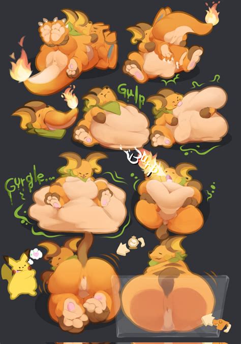 Rule 34 After Vore Anthro Anus Ass Belly Big Belly Big Butt Charizard