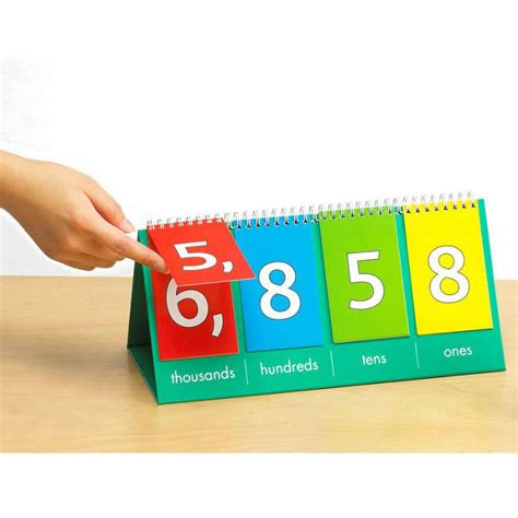 Edxeducation Student Place Value Flip Chart Thousands Learn To Count By