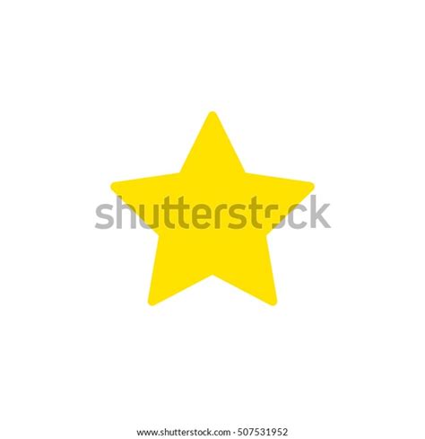 Yellow Star Star Icon Vector Stock Vector Royalty Free 507531952