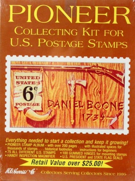 He Harris And Company Pioneer Collecting Kit For Us Postage Stamps