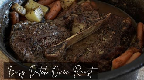 Easy Dutch Oven Chuck Pot Roast Recipe YouTube