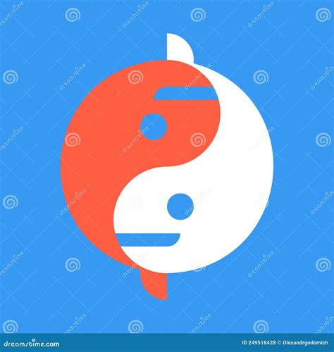 Yin Yang Fish Logo Stock Vector Illustration Of Water 249518428