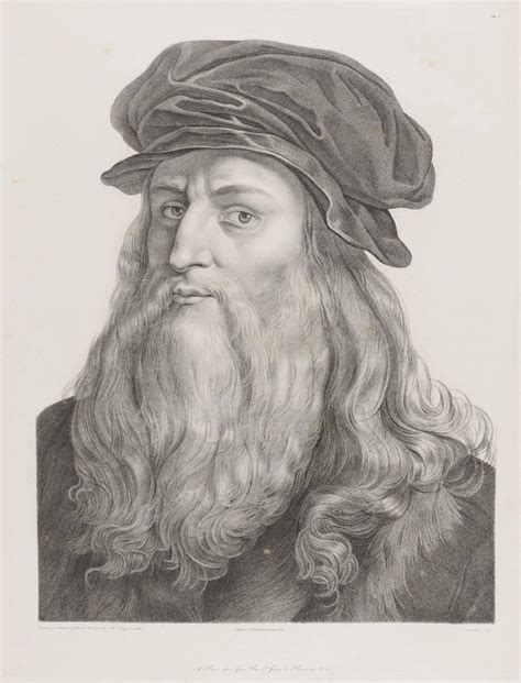Portrait Of Leonardo Da Vinci Original Attributed To Leonardo Da Vinci