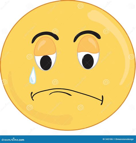 Sad Face Stock Vector Illustration Of Design Unhappy 343186