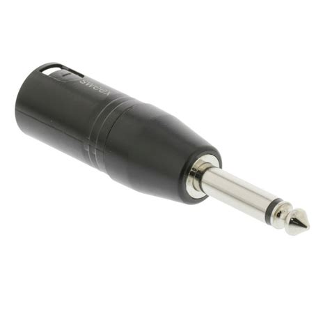 Nedis Mono Adapter 3 Pin Xlr Male To 635mm 14 Inch Jack Plug