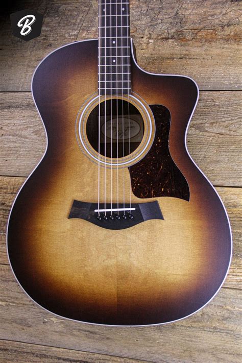 Taylor 214ce-K SB Grand Auditorium Acoustic Electric Guitar w/Padded