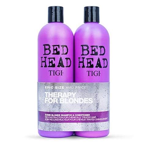 Tigi Bed Head Dumb Blonde Shampoo And Conditioner 750 Ml Pack Of 2 Uk Beauty