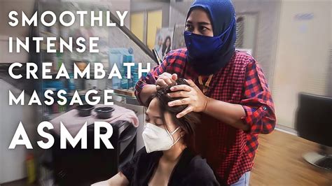 Asmr Smoothly Intense Creambath Massage Youtube