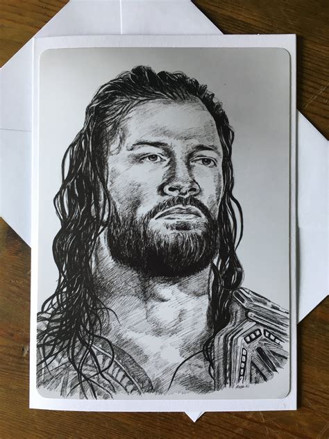 Roman Reigns Drawing ~ Wwe Coloring Pages Roman Reigns At Getcolorings