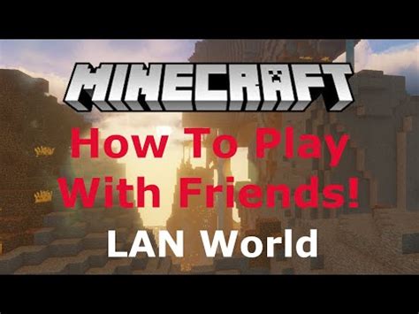 Find or make server then join it and get your friends to joi it and play. *UPDATED* 1.16.5 How To Join a Minecraft LAN Server With ...