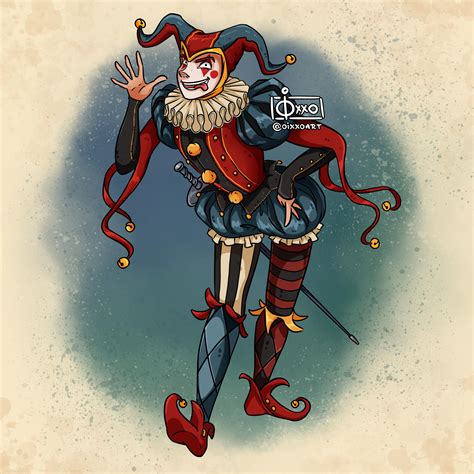 Oc A Bit Of A Crazy Jester Character For My Circus Themed Dandd Content