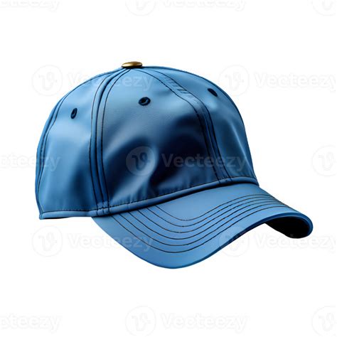 Blue Baseball Cap Isolated On Transparent Background Cap Cut Out Mock