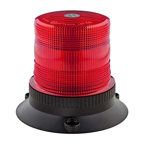 Rs Pro Red Flashing Beacon 10 → 110 V Base Mount Led Bulb Rs
