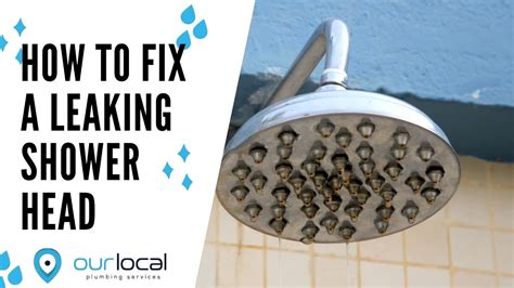 How To Fix A Leaking Shower Youtube