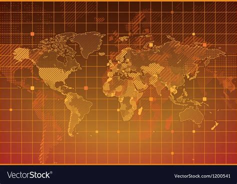 World Map Royalty Free Vector Image Vectorstock Affiliate