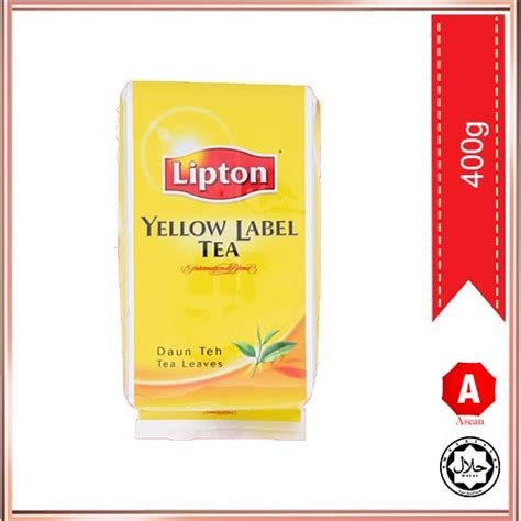 Lipton Yellow Label Tea Leaves 400g Aseanos Shopee Singapore