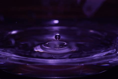 Purple Water Drop Drop Ripple Purple Hd Wallpaper Wallpaper Flare