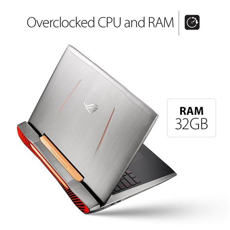 Asus Rog G752vs Xb72k Oc Edition 173 Inch Gaming Laptop I7 6820hk