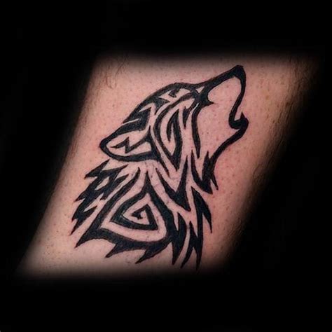 👋 don't forget to share this design and support the original author at stock.codesignmag.com you can explore and download the best free the best stock images, typography, wallpapers, phone background, logo designs and more. 50 Tribal Wolf Tattoo Designs For Men - Canine Ink Ideas