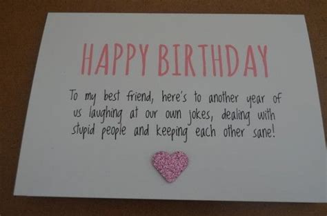 Things To Write In A Happy Birthday Card Best Friend Birthday Cards