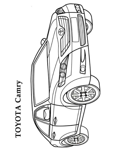 See the available colors for the new camry model. Toyota Nascar Pages Coloring Pages