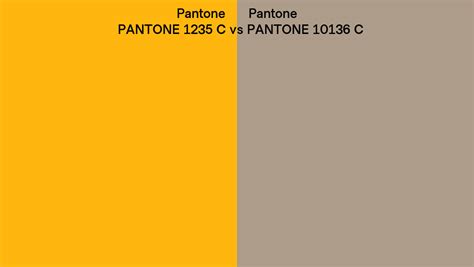 Pantone 1235 C Vs Pantone 10136 C Side By Side Comparison