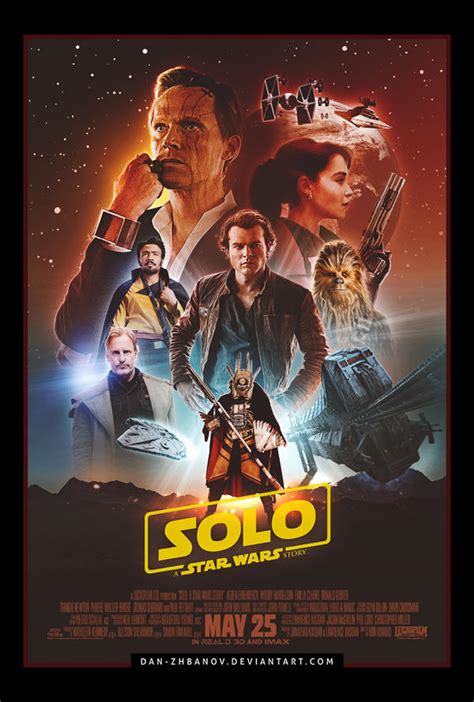 Solo A Star Wars Story Poster By Dan Zhbanov On Deviantart