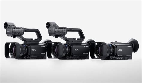 Sony Pxw Z90 Hxr Nx80 And Fdr Ax700 4k Camcorders Announced