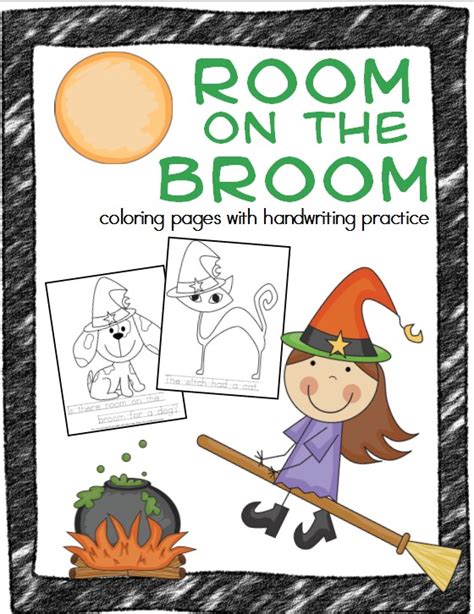 Room on the Broom Color Pages