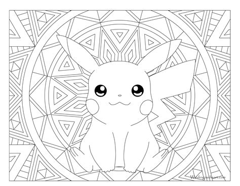 Home » coloring pikachu » free pokemon pikachu coloring pages free pritable to coloring for adults pictures. Pikachu clipart colouring page, Pikachu colouring page ...