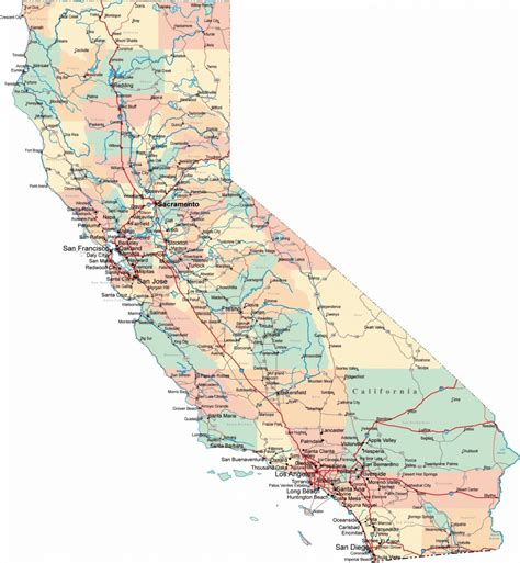 Map Of Central California Coast Towns Printable Maps