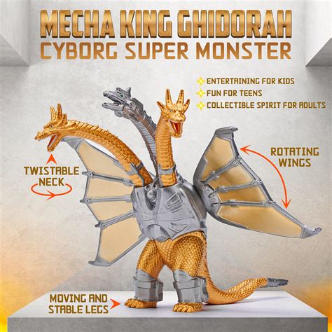 King Of The Monsters Toy Godzilla Mecha King Ghidorah Godzilla
