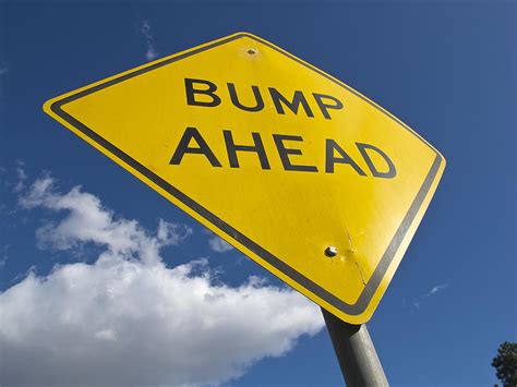 Bumpy Road Ahead Sign Garettexas