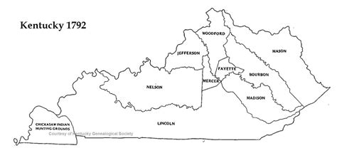 Ky History How And Why The Kentucky Counties Formed