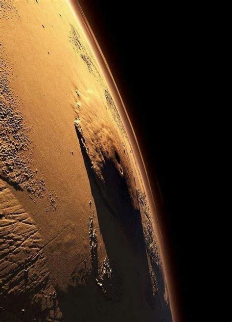 High Definition Newly Taken Shots By Nasa Mountain Olympus Mons On Mars