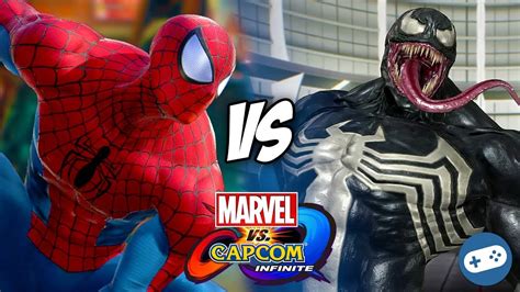Spider Man Vs Venom Marvel Vs Capcom Infinite Gameplay Youtube