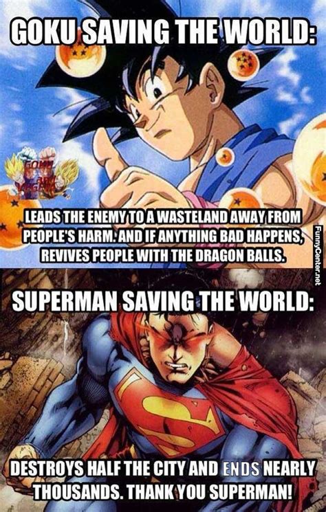25 Hilarious Goku Vs Superman Memes That Show Who S The Real Hero Dragon Ball Super Funny