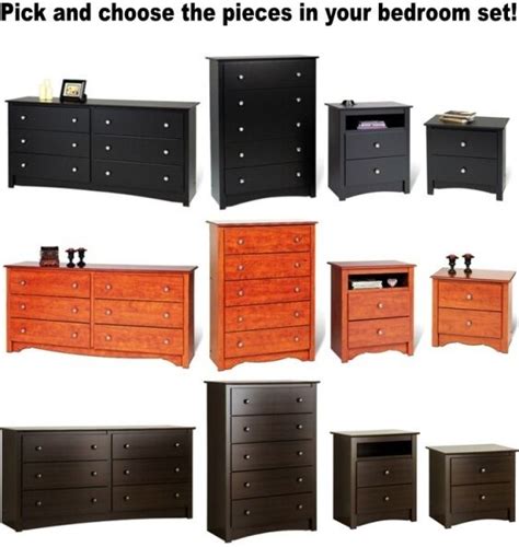 Wlive 2 drawer dresser and 5 drawer dresser set, storage tower, organizer unit for bedroom today's dressers store and organize clothing, keeping the bedroom tidy while offering a design. Mix & Match Bedroom Furniture Sets Dresser Drawers ...