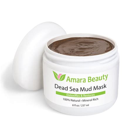 Dead Sea Mud Mask For Face And Body Pure With No Fillers 8 Oz
