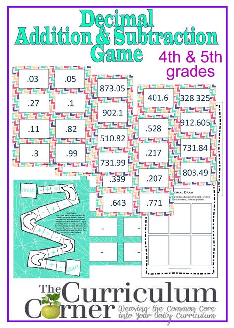 Multiplying Decimals Games 5th Grade