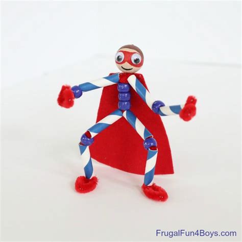 How To Make Pipe Cleaner Superheroes Frugal Fun For Boys And Girls