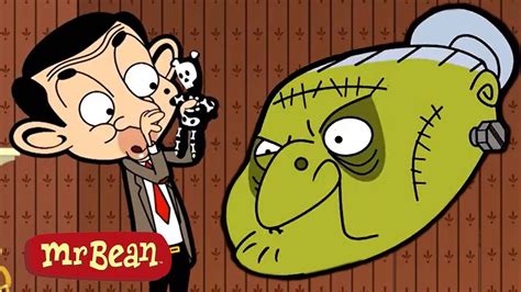 Mr Beans Homemade Horror Movie Funny Clips Mr Bean Cartoon Season