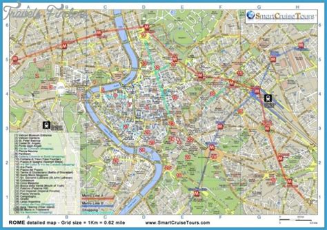 Rome Subway Map Travelsfinderscom