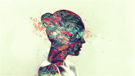 Hd Wallpaper Multicolored Woman Face Wallpaper Assorted Color
