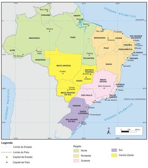 Siglas Dos Estados Brasileiros Inclui Df Toda Matéria