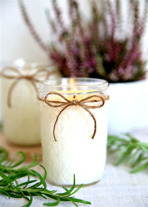 Easy Diy Lavender Rosemary Homemade Candles