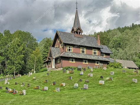 Beautiful Scenario Of Norway Countryside In Summer Season — Stock Photo