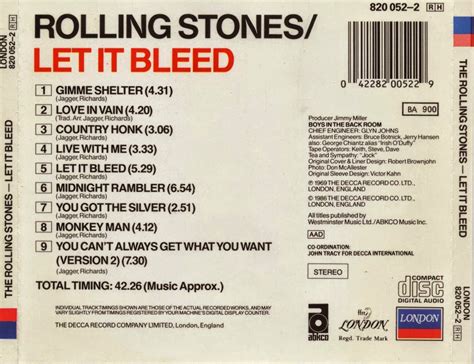That Was Yesterday 1 The Rolling Stones Let It Bleed Remastered