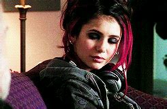 Nina Dobrev With Pink Hair In The Film Away From Her